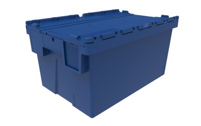 Deckelbehälter nestbar 600x400x310mm Einzelabnahme